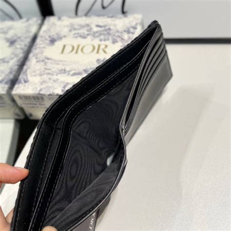 dior wallet bifold|authentic christian Dior wallet.